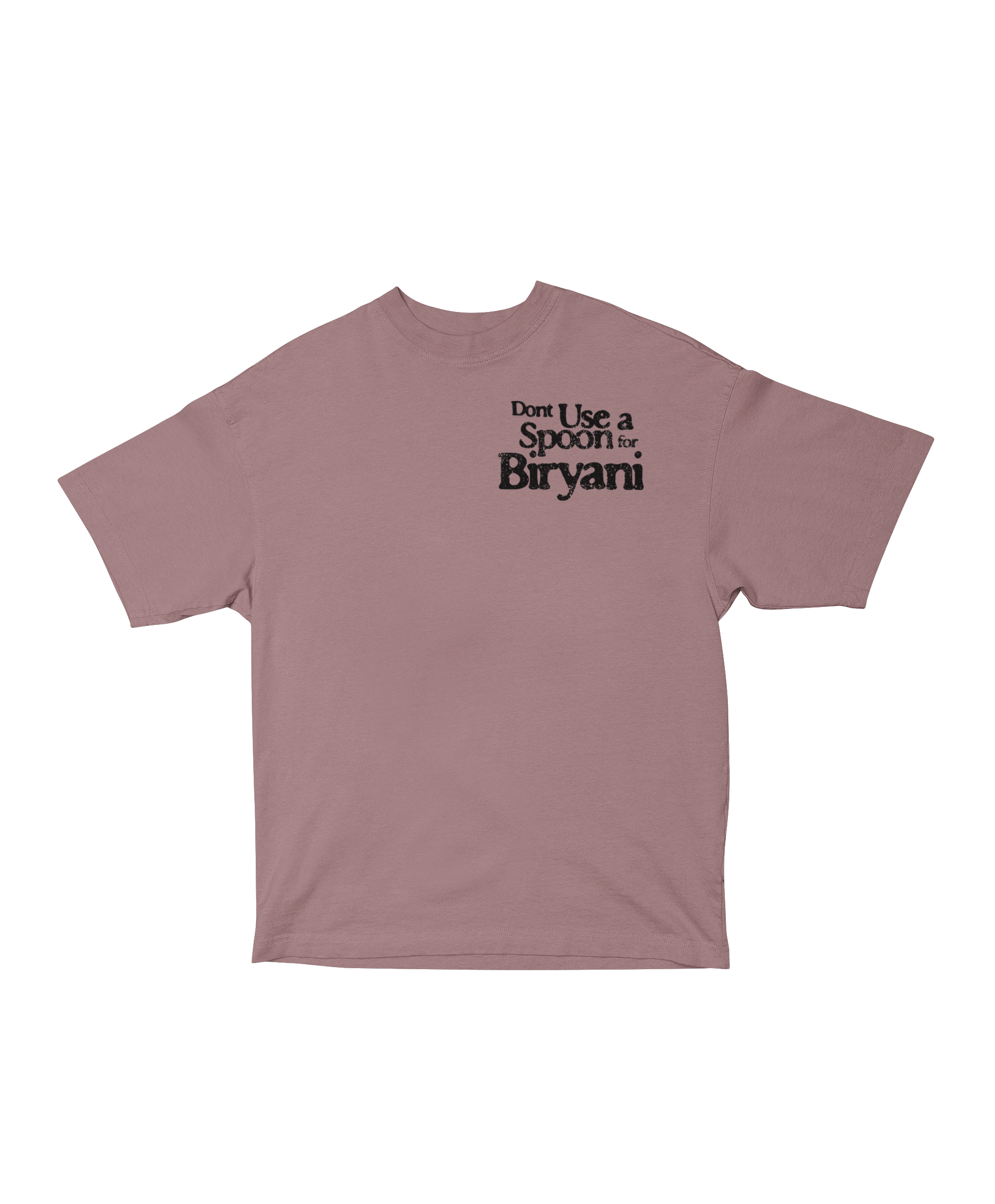 BIRYANI QUOTE OVERSIZED T-SHIRT