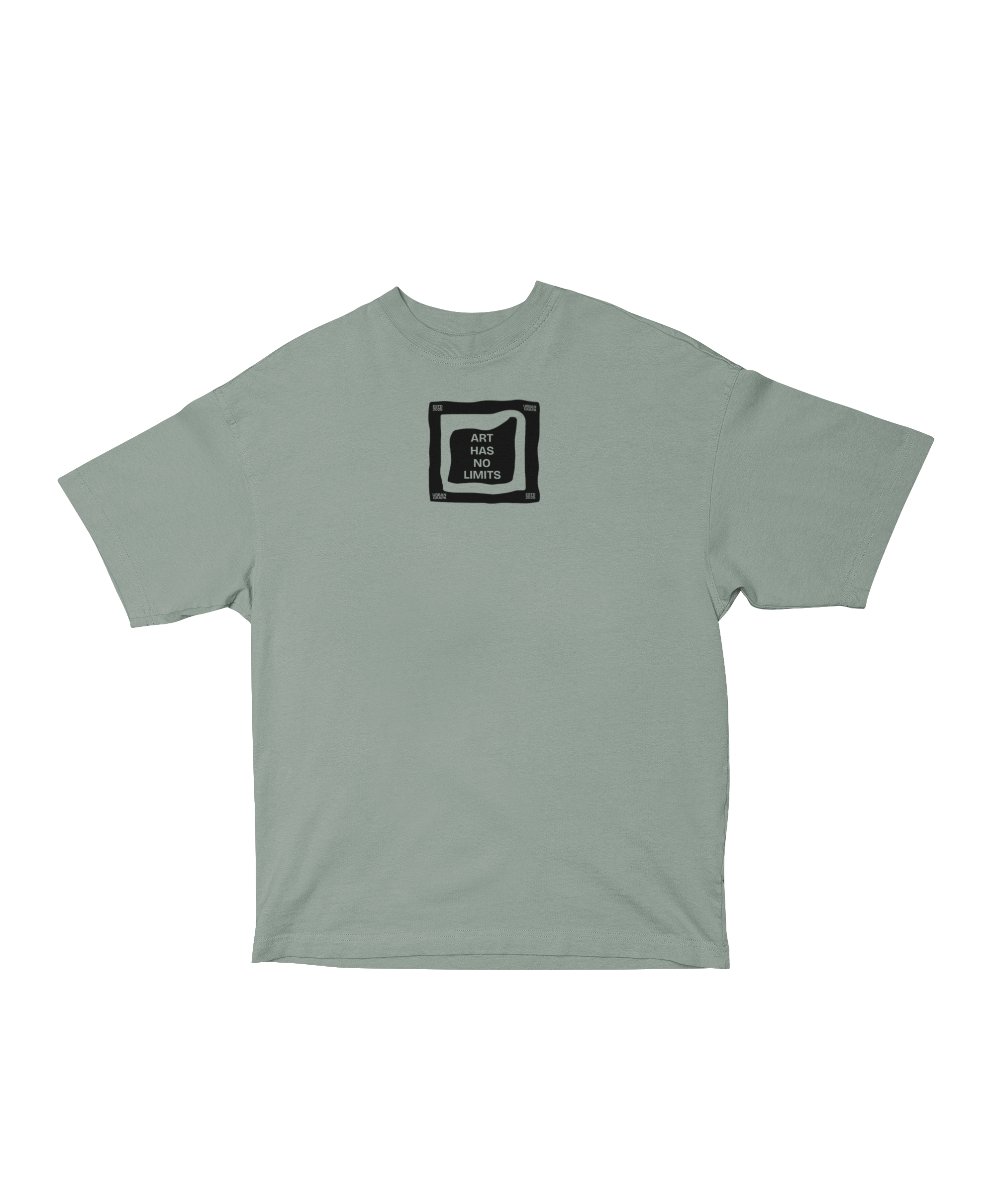 ART HAS NO LIMITS OVERSIZED T-SHIRT