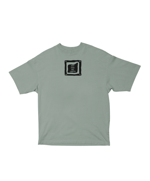 ART HAS NO LIMITS OVERSIZED T-SHIRT