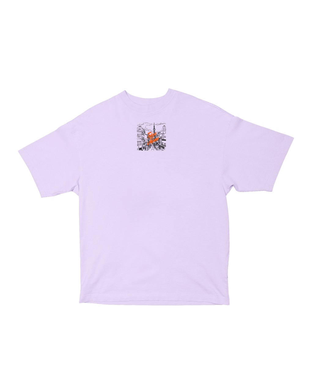 TOKYO STREET SILHOUETTE OVERSIZED T-SHIRT