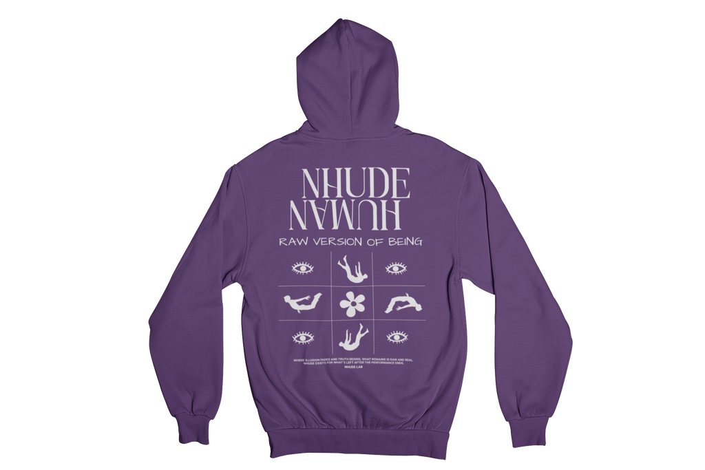 NHUDE HUMAN 350 GSM FLEECE HOODIE