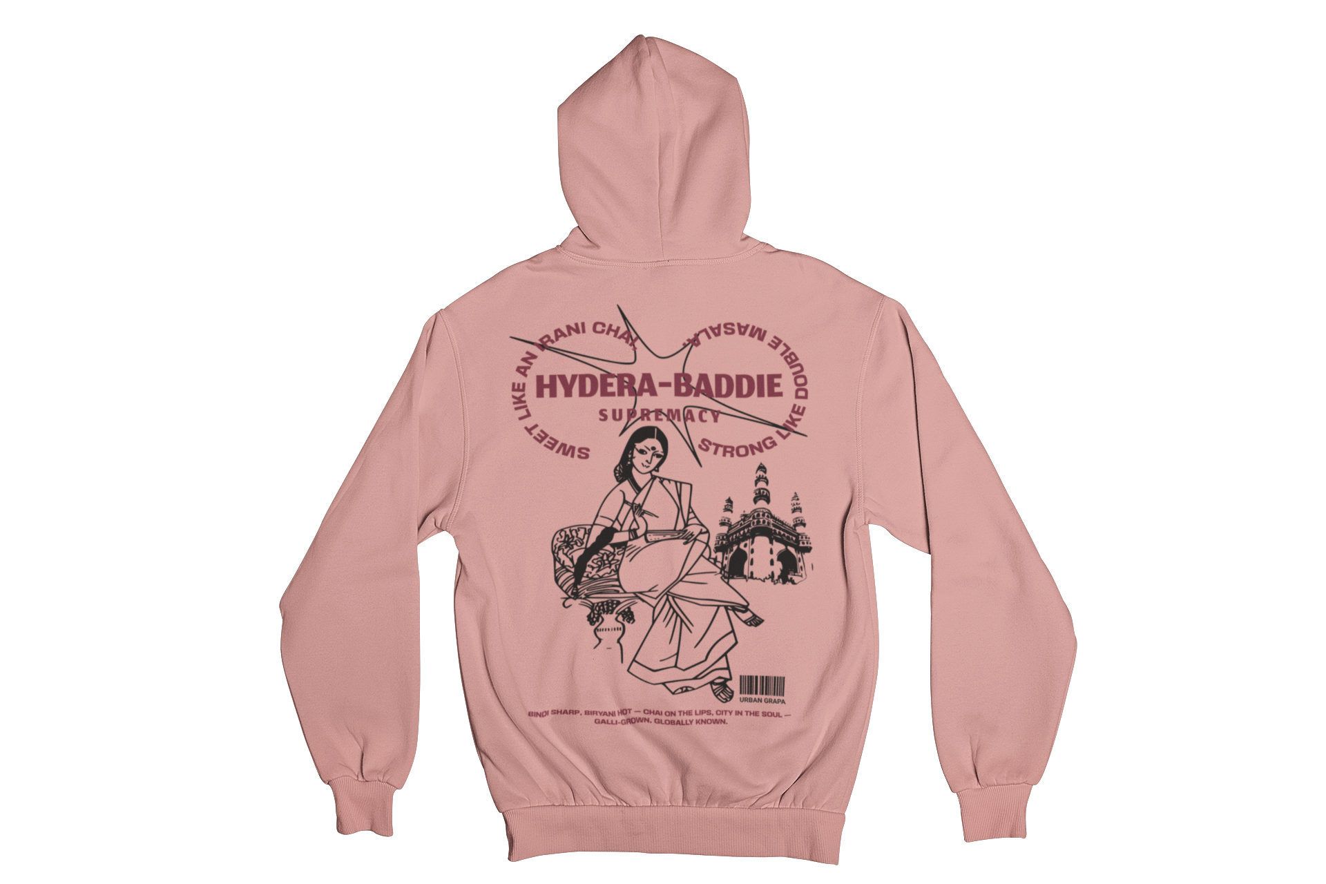 HYDERA-BADDIE HOODIE 350 GSM FLEECE