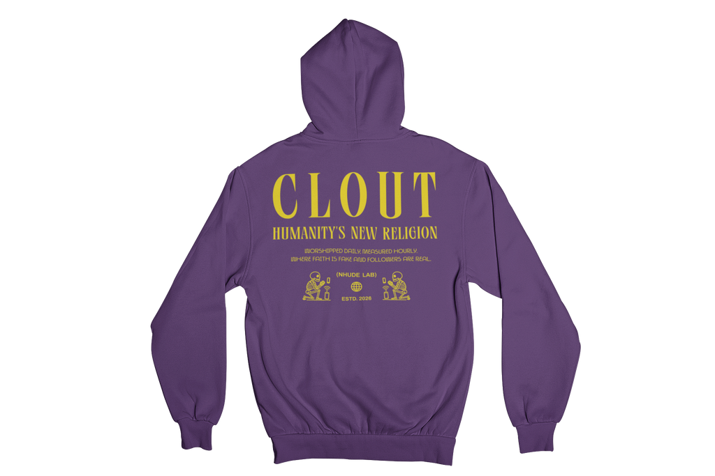 CLOUT  350 GSM FLEECE HOODIE