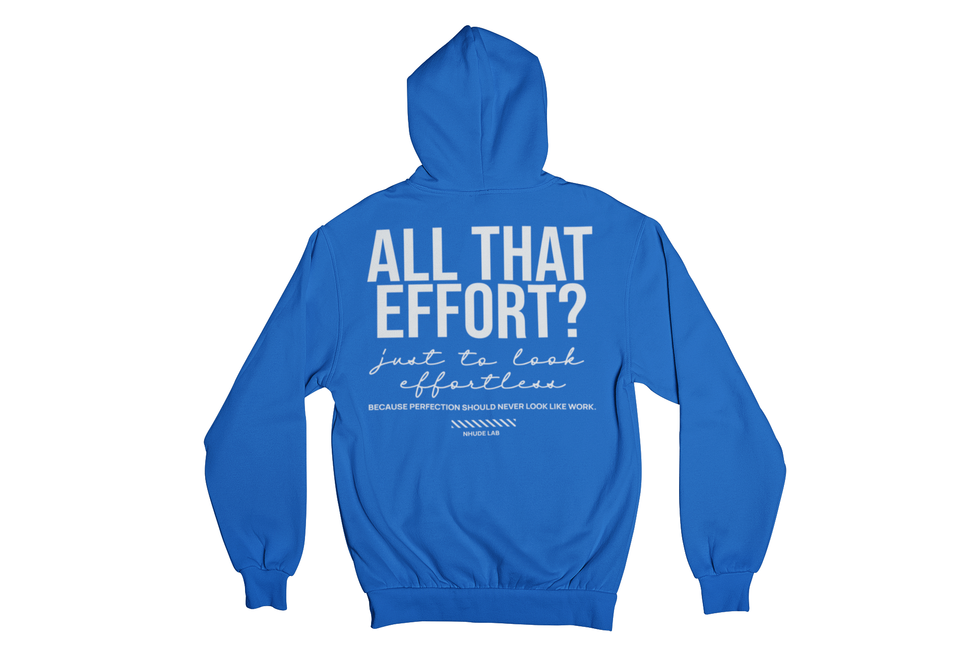 ALL THE EFFORT HOODIE 350 GSM FLEECE