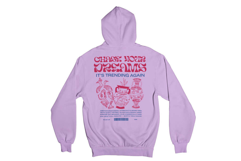 CHASE YOUR DREAMS FLEECE HOODIE 350 GSM