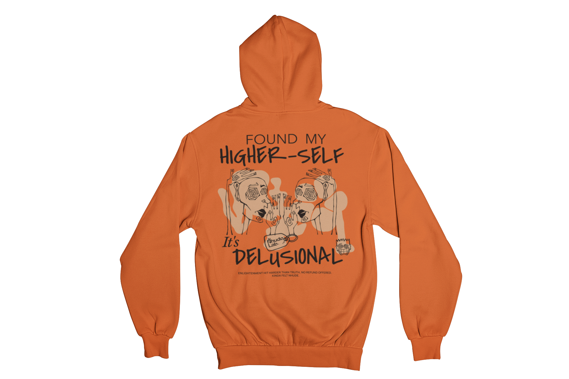 FOUND HIGHER SELF 350 GSM FLEECE HOODIE