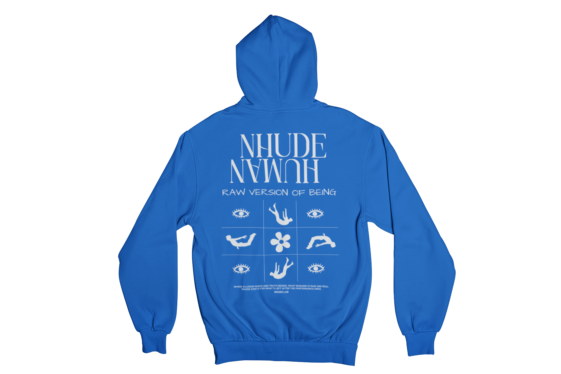 NHUDE HUMAN 350 GSM FLEECE HOODIE