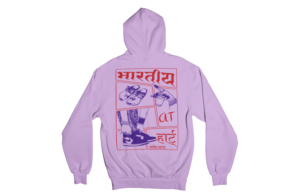 BHARATHIYA AT HEART HOODIE 350 GSM FLEECE