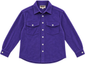 PURPLE COURDROY OVERSHIRT