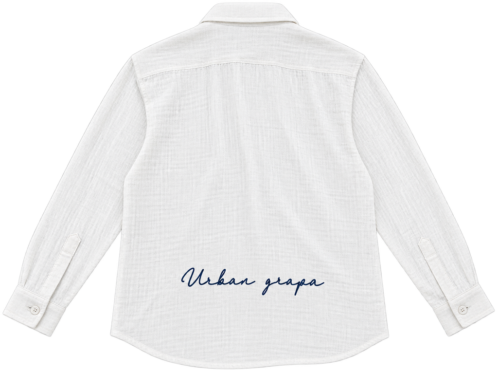 PROTECT WHAT HOLDS YOUR HEART GAUZE OVERSIZED SHIRT
